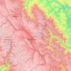 Provincia de Huancayo topographic map, elevation, terrain