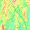 Kent Hills topographic map, elevation, terrain