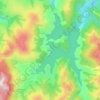 Geamăna topographic map, elevation, terrain