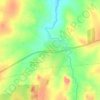 Nathenje topographic map, elevation, terrain