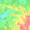 Royere topographic map, elevation, terrain