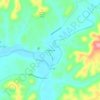Middleburg topographic map, elevation, terrain