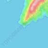 Cape Le Grand topographic map, elevation, terrain