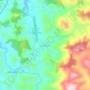 Aeroporto topographic map, elevation, terrain