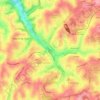 Clifton topographic map, elevation, terrain