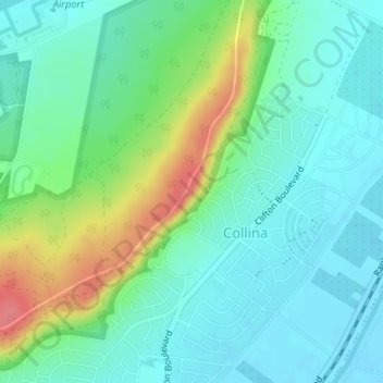 Sir Dudley de Chair Lookout topographic map, elevation, terrain