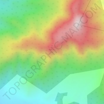 Huilacapixtla topographic map, elevation, terrain