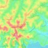 Jardim Copacabana topographic map, elevation, terrain