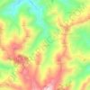 Ortatepe topographic map, elevation, terrain