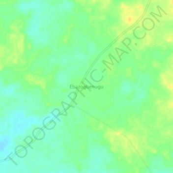 Ebazogbenugu topographic map, elevation, terrain