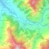 Pokal topographic map, elevation, terrain