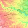Manonjaya topographic map, elevation, terrain