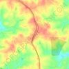 Clarksboro topographic map, elevation, terrain