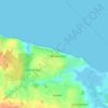 Neukirchen topographic map, elevation, terrain