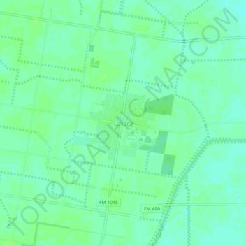 Lasara topographic map, elevation, terrain
