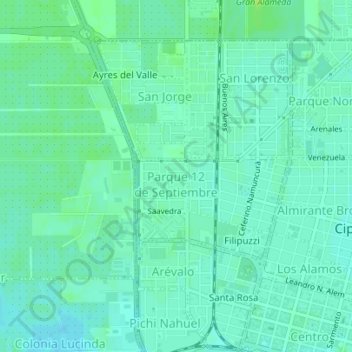 M606 topographic map, elevation, terrain