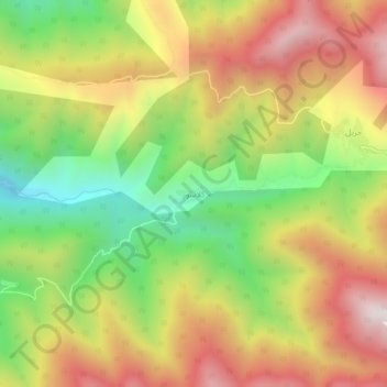 کلاسور topographic map, elevation, terrain