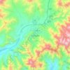 Saidu Sharif topographic map, elevation, terrain