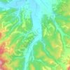 Dorcas topographic map, elevation, terrain
