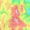 Crocette topographic map, elevation, terrain