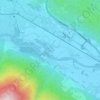 Tangern topographic map, elevation, terrain