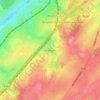 Walhorn topographic map, elevation, terrain