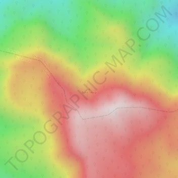 Bukit Serigi topographic map, elevation, terrain
