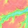 Venant topographic map, elevation, terrain