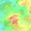 Guelange topographic map, elevation, terrain