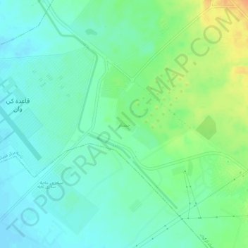 Hasar topographic map, elevation, terrain
