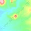 Ibex Butte topographic map, elevation, terrain