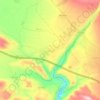Cozvíjar topographic map, elevation, terrain