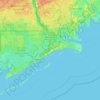 Saint James Island topographic map, elevation, terrain