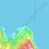 Frenchman's Head topographic map, elevation, terrain