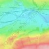 Plenmeller topographic map, elevation, terrain