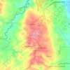 Mahayag topographic map, elevation, terrain