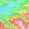 Cotatay topographic map, elevation, terrain