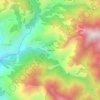 Sehana topographic map, elevation, terrain