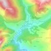 Budha Kedar topographic map, elevation, terrain