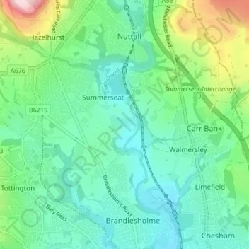 Wood Road topographic map, elevation, terrain