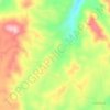 Calabasa topographic map, elevation, terrain