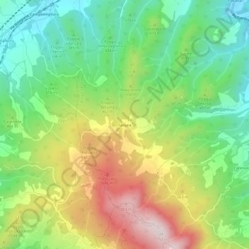 Tassaia topographic map, elevation, terrain