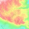 Pandan topographic map, elevation, terrain