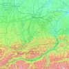 Bad Tölz-Wolfratshausen topographic map, elevation, terrain