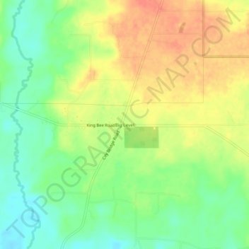 Big Level topographic map, elevation, terrain