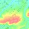 Les Molles topographic map, elevation, terrain