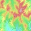 Monte Cucco topographic map, elevation, terrain