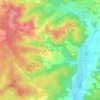 Soulage topographic map, elevation, terrain