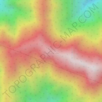 Buttu Pokahpinjang topographic map, elevation, terrain