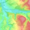 Site de Vaux topographic map, elevation, terrain